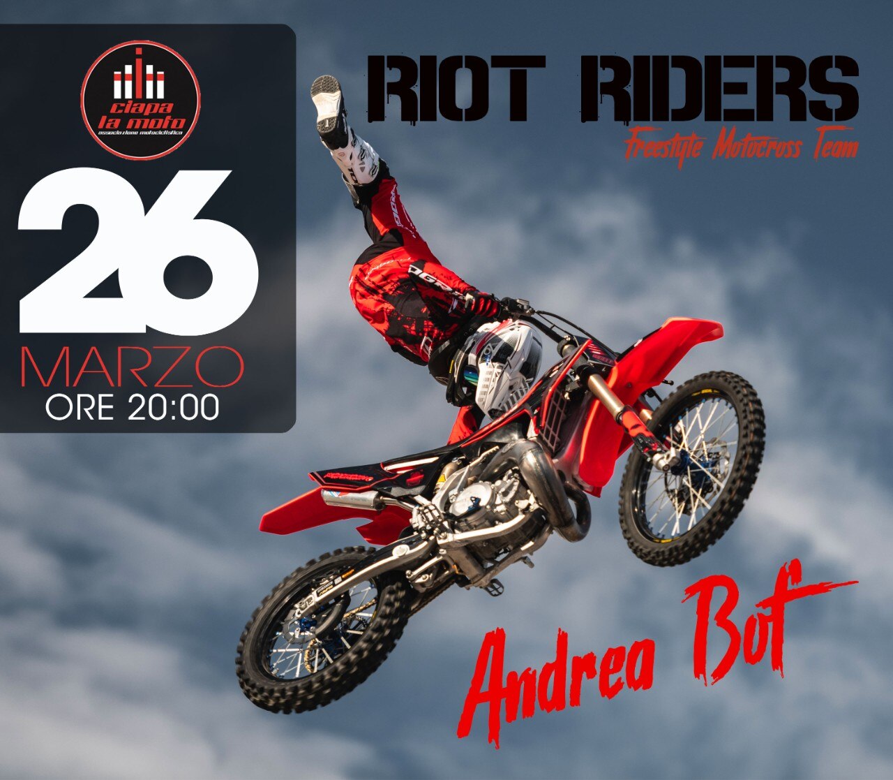 Il Riot Riders Freestyle Motocross Team da Ciapa La Moto
